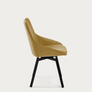 Jenna Mustard Swivel Chair