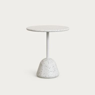 Saura Table in White Terrazzo