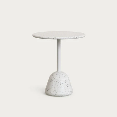Saura Table in White Terrazzo