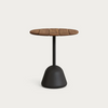Saura Table Acacia Top Walnut Finish