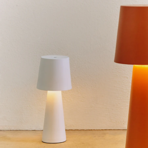 Arenys Table Lamp in White Finish