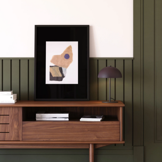 Aleyla Table Lamp Maroon Finish