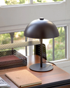 Aleyla Table Lamp Maroon Finish