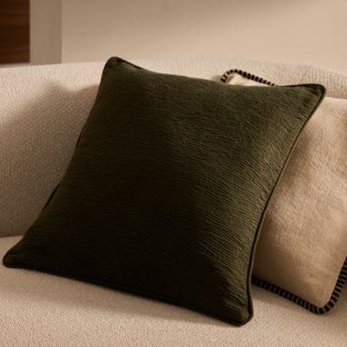 Labid Cushion Cover in Green