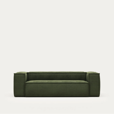 Blok 3 Seater Sofa (Green Thick Corduroy)