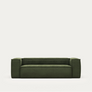 Blok 3 Seater Sofa (Green Thick Corduroy)