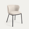 Ciselia Chair in Beige Chenille