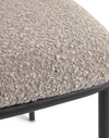Ciselia Chair with Light Grey Bouclé