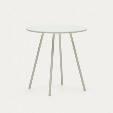 Montjoi Round Outdoor Table with White Finish