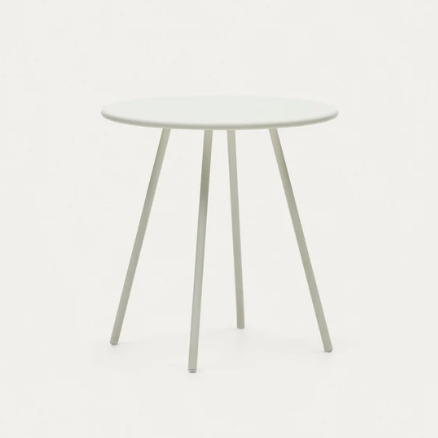 Montjoi Round Outdoor Table with White Finish