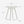 Montjoi Round Outdoor Table with White Finish