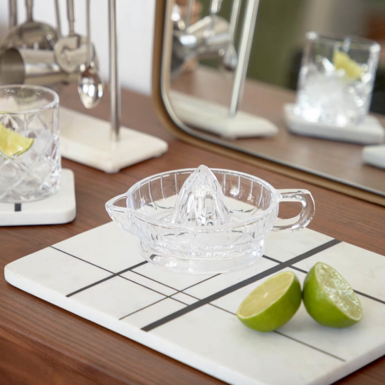Tahina White Marble Serving Board
