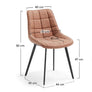 Adam Dining Chair (Grey PU) (AS-IS)