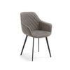 Amira Dining Chair (Greige PU)