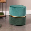 Bubbly Forest Velvet Stool