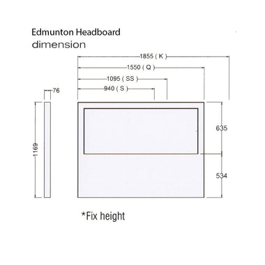 Edmunton Bed Frame (EE48)