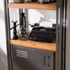 City Slim Shelf with Metal Door