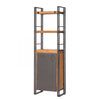 City Slim Shelf with Metal Door