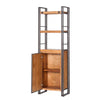 City Slim Shelf with Metal Door