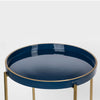 Celina Dark Blue Side Table