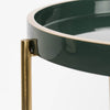 Celina Dark Green Side Table