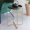 Celina Dark Green Side Table