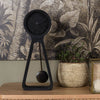 All Black Concrete Pendulum Time Clock