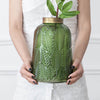 Emerald Leaf Vase