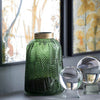Emerald Leaf Vase