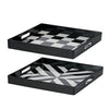 Geometric B&W Tray (Square) (As-Is)