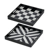 Geometric B&W Tray (Square)