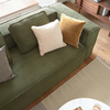 Blok Corduroy Sofa (Green 3 Seater)