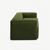 Blok Corduroy Sofa (Green 3 Seater)