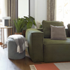 Blok Corduroy Sofa (Green 3 Seater)