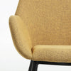 Konna Dining Chair (Mustard Fabric)