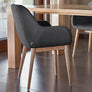 Konna Dining Chair (Black Fleece)