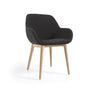 Konna Dining Chair (Black Fleece)