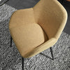 Konna Dining Chair (Mustard Fabric)