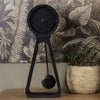 All Black Concrete Pendulum Time Clock