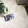 Herringbone Beige L Rug