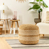 Saht Wicker Pouf