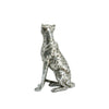 Silver Leopard Figure