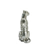 Silver Leopard Figure