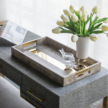 Reptilian Brown Tray