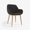 Konna Dining Chair (Black Fleece)