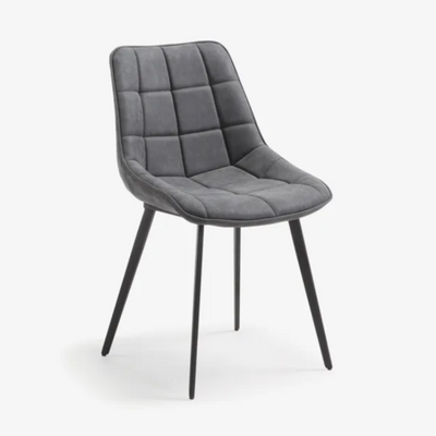 Adam Dining Chair (Grey PU) (AS-IS)