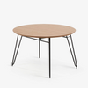 Novac Round Extendable Dining Table (1.2m/2m)