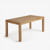 solid oak wood extendable dining table furniture singapore 