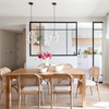 solid oak wood extendable dining table furniture singapore 