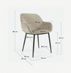 Konna Dining Chair (Beige Chenille)